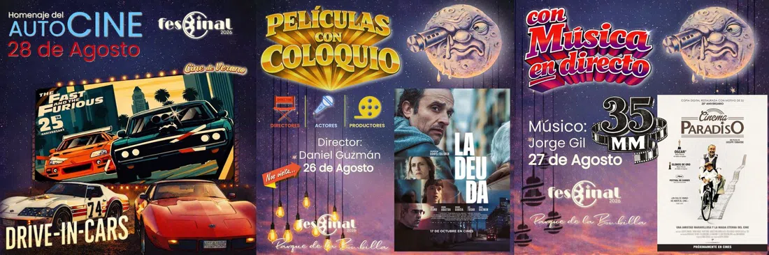 Fescinal — Cine de Verano de La Bombilla, Madrid