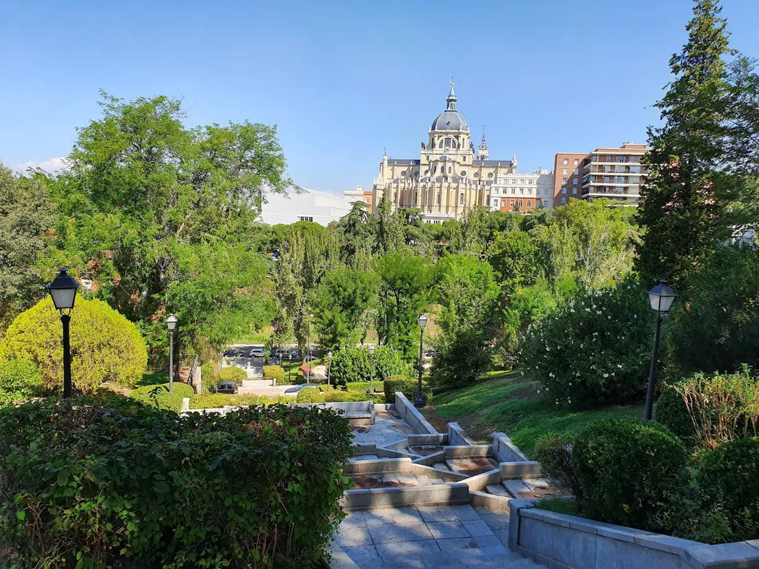 Jardín de las Vistillas, 마드리드